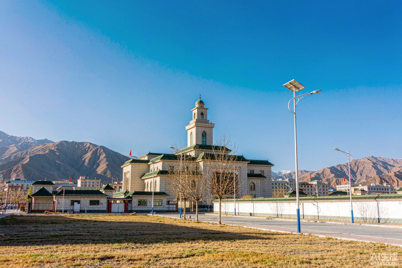 Xining on the high plateau in Qinghai, our home base